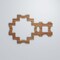 Ekena Millwork Medium Cordova Decorative Fretwork Wood Wall Panels, Walnut, 23 1/8"W x 15 3/8"H x 3/8"T WALW16X16X0375CRVWA - alternate 3